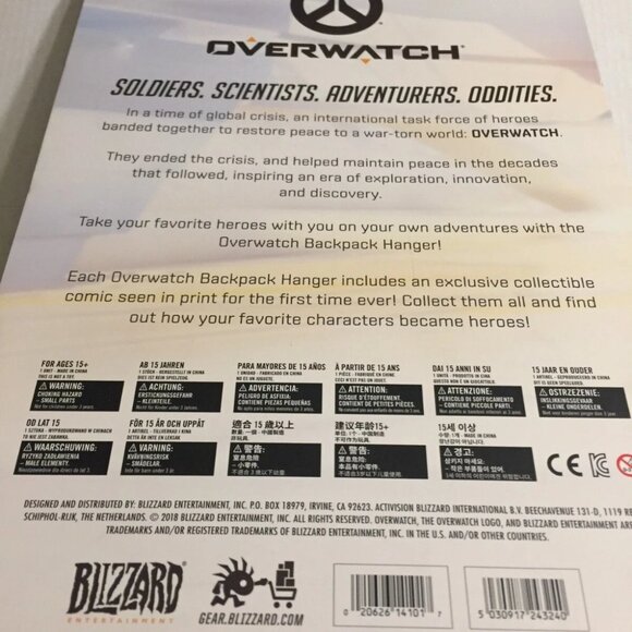 Blizzard Overwwatch McCree Comic Book & Hanger. - Picture 5 of 5